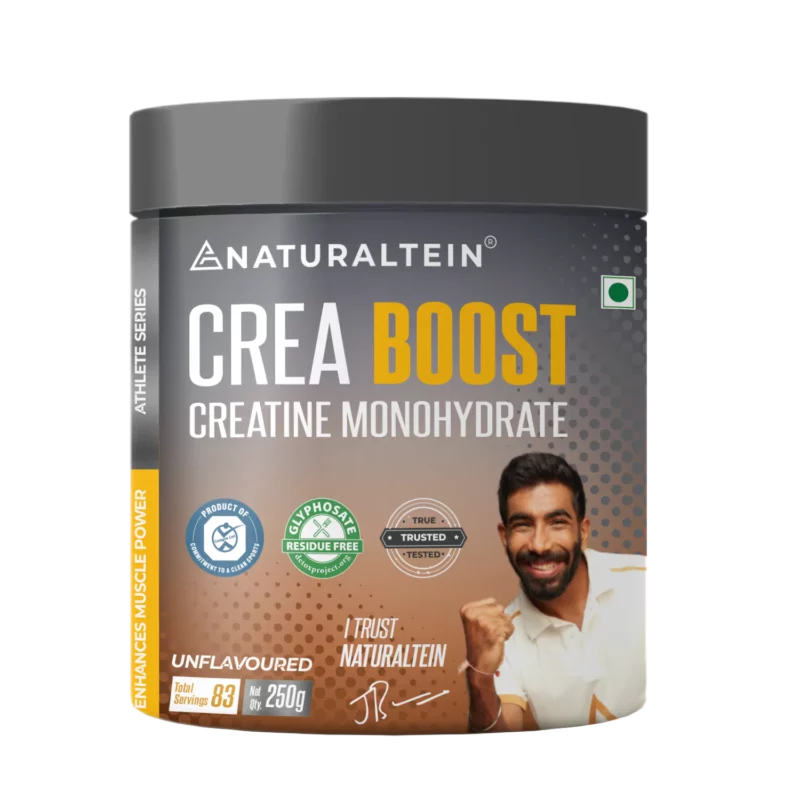 NATURALTEIN Creapure Creatine Monohydrate Powder Front box
